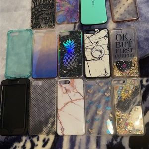 iPhone 8 Plus cases all in one! You can have the whole set!